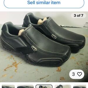 Skechers Men’s shoes slip on size 7 black color